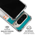 NFL Miami Dolphins White Striped Pixel 9/9 Pro Clear Case